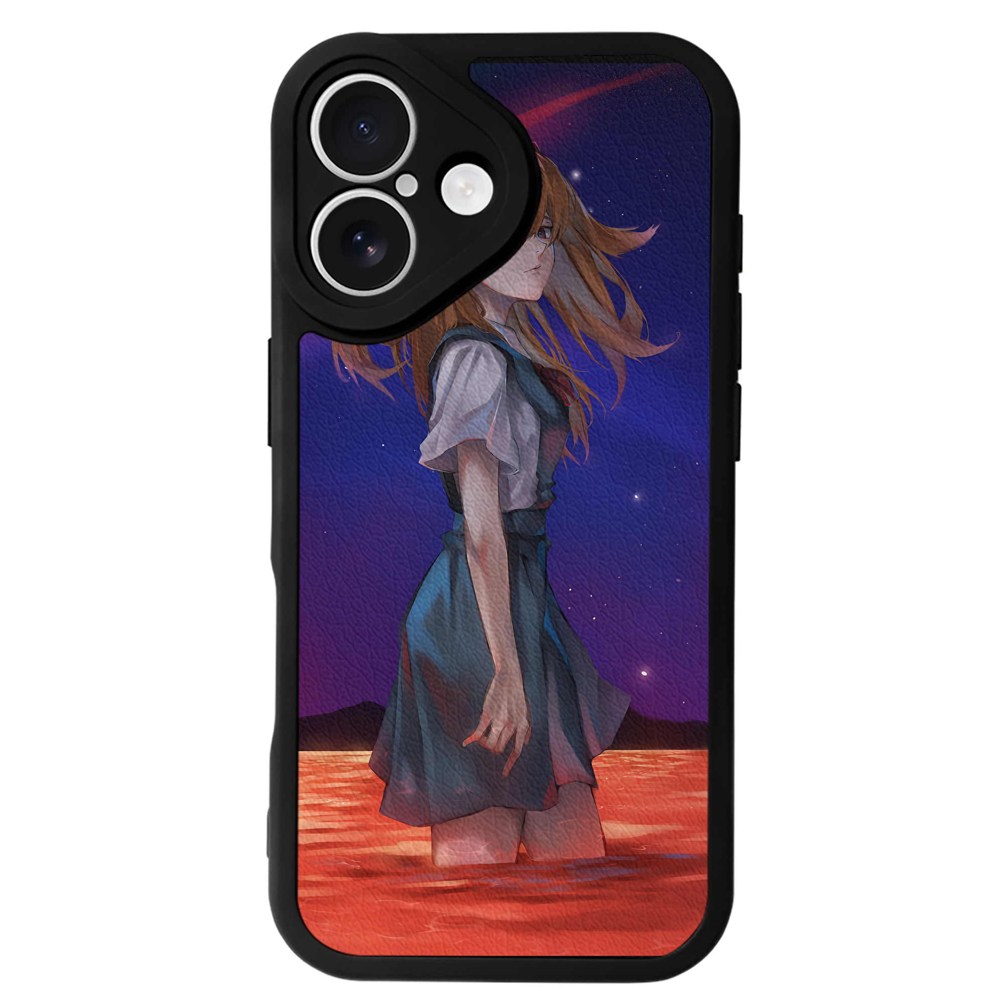 （画像用） EVA 新世紀エヴァンゲリオン 【iPhone 16シリーズ対応】シリコンスマホケース（レザー調） 材質：シリコン